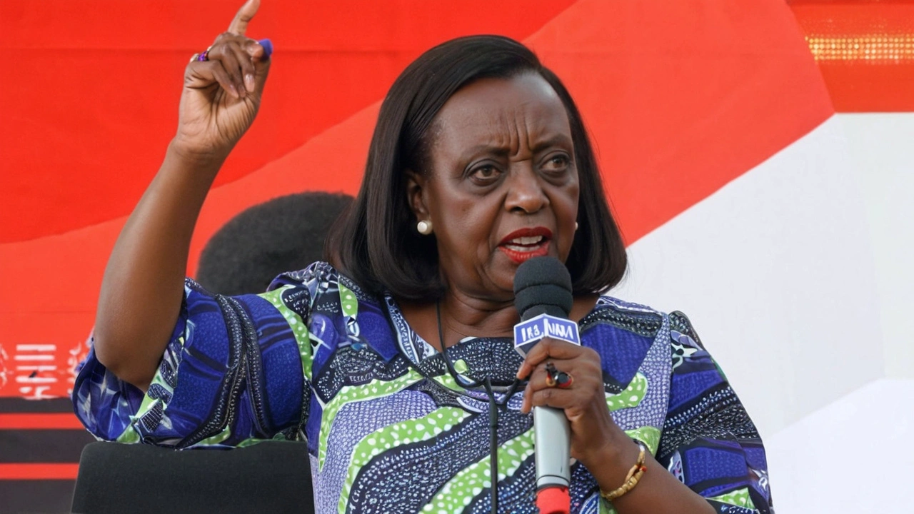 Martha Karua's Narc-Kenya Party Announces Departure from Azimio la Umoja Coalition Amid Political Turbulence