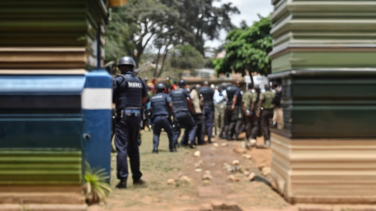 Heightened Police Presence Surrounding Wanjigi's Home