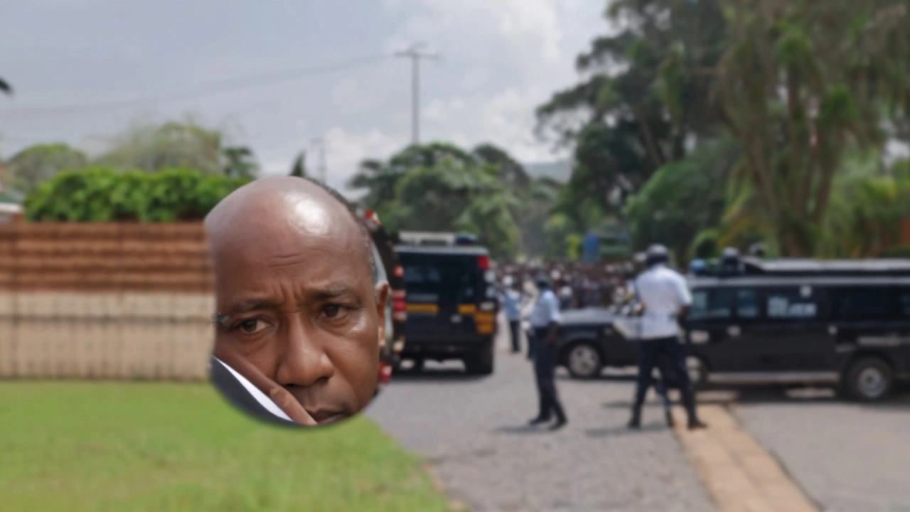 Jimi Wanjigi’s Home Raided by Police in Dramatic Standoff: A Continuing Tale of Political Tensions