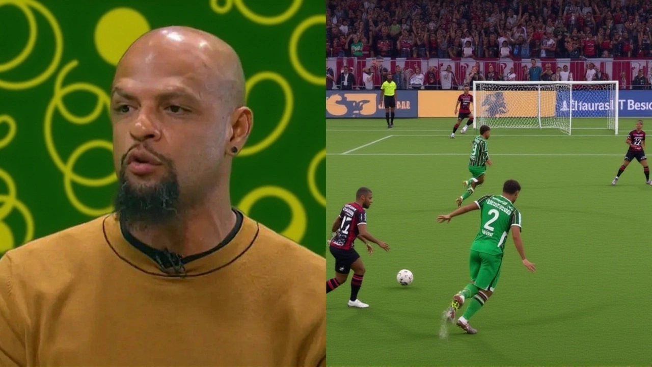 Felipe Melo shocks fans by calling penalty on Fluminense’s Thiago Silva in Flamengo clash